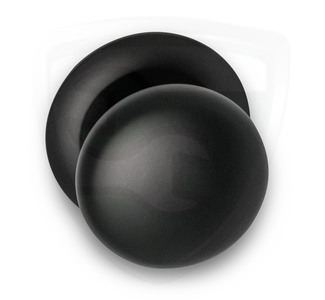BASICS LB65V voordeurknop op rozet zwart 