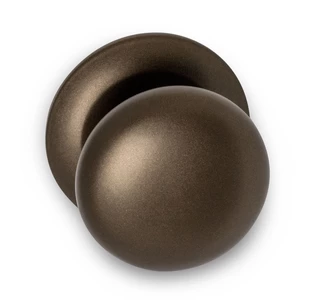 BASICS LB65V voordeurknop op rozet brons