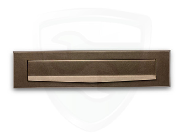 BASICS LB535 briefplaat buiten 330X80 brons  kopen in Alkmaar bij Postma en Postma