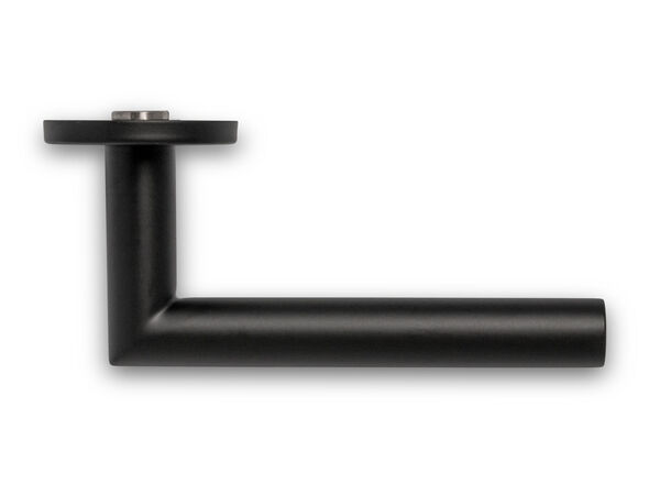 BASICS LB2-19 door handle right pointing to rosette EN1906 black (half pair) kopen in Alkmaar bij Postma en Postma