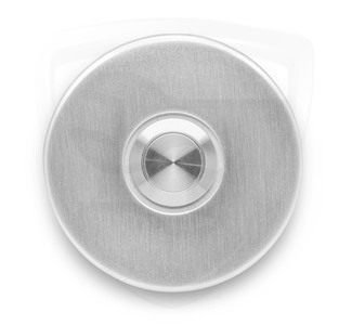 BASICS LB50 beldrukker rond rvs