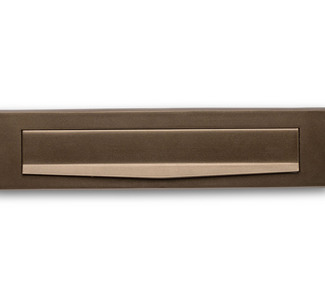 BASICS LB535 letterbox outside 330X80 bronze