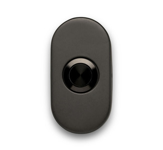 BASICS LB51 oval black doorbell