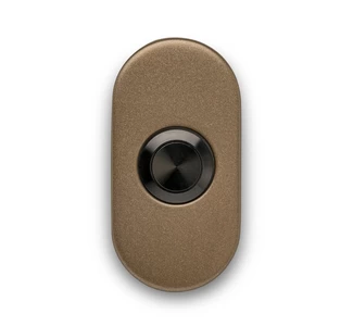 BASICS LB51 beldrukker ovaal brons