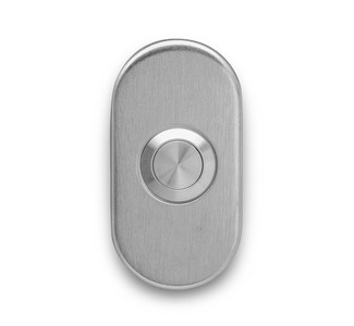 BASICS LB51 oval stainless steel doorbell