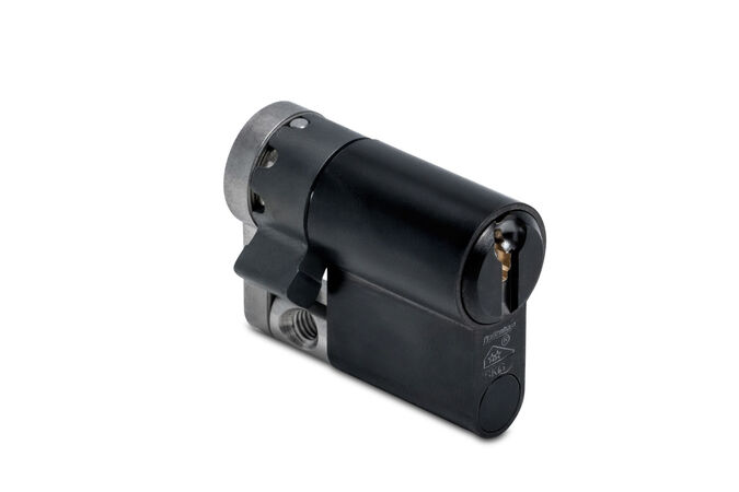 Zwart Halve cilinder EA SKG 2 sterren kopen in Alkmaar bij Postma en Postma