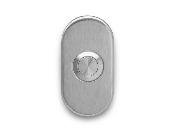 BASICS LB51 oval stainless steel doorbell kopen in Alkmaar bij Postma en Postma