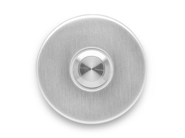 BASICS LB50 doorbell round stainless steel kopen in Alkmaar bij Postma en Postma