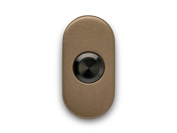 BASICS LB51 bell push oval bronze kopen in Alkmaar bij Postma en Postma