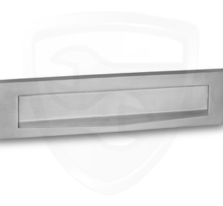 BASICS LB535 briefplaat buiten 330X80 rvs