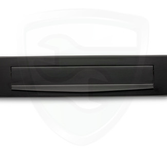 BASICS LB535 briefplaat buiten 330X80 zwart